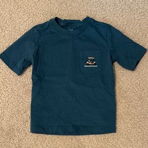 Vineyard Vines Kids' Teal Short Sleeve Golf Tee